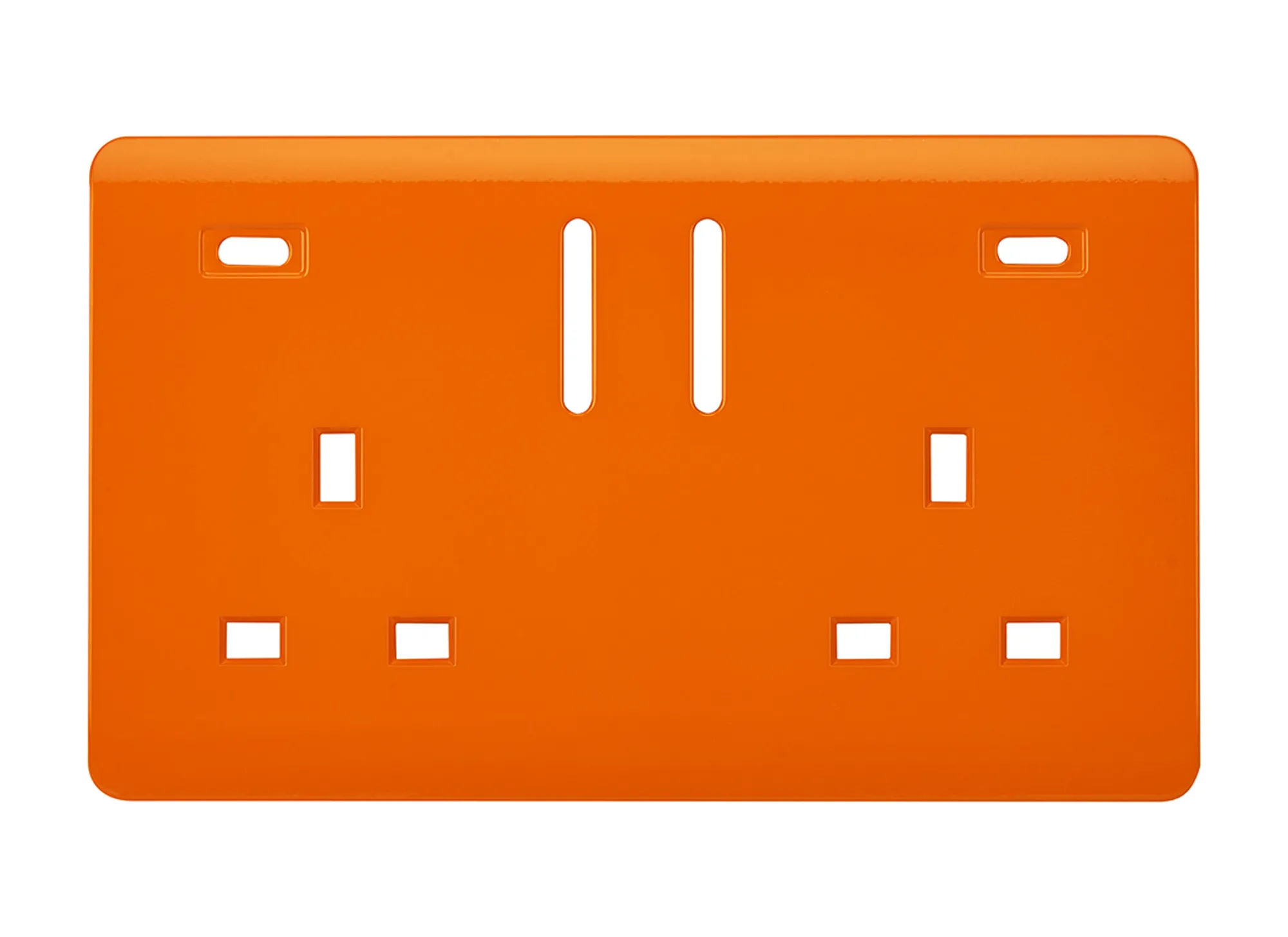 Orange Spare Plate Wiring Accessories Trendi Decorative Screwless